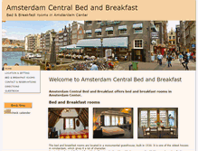 Tablet Screenshot of amsterdamcentralbedandbreakfast.nl